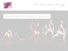 Tablet Screenshot of buggeballet.com